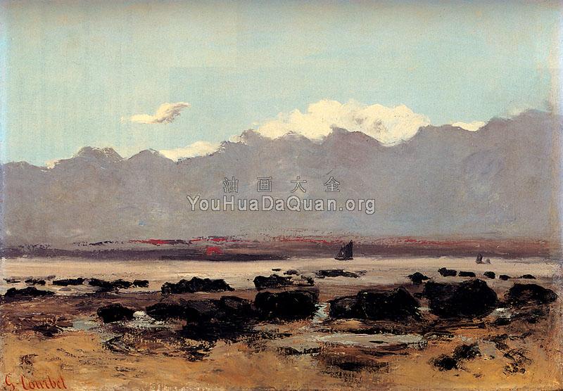 Seascape Near Trouville - 古斯塔夫·库尔贝